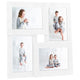 Vidaxl photo frame for 4x (10x15 cm) Photo MDF White
