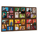 Marco fotográfico de Vidaxl para la foto 24x (10x15 cm) Mdf Dark Brown