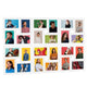 Marco de fotos Vidaxl para la foto 24x (10x15 cm) MDF White