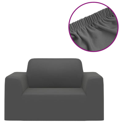 Vidaxl Bankhoes Stretch Polyester Jersey antracita