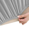 Vidaxl Bank Bank Bank Stretch Polyester Jersey Gray