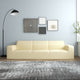 Vidaxl Cubierta de cuatro platos Polyester Jersey Cream -Coled