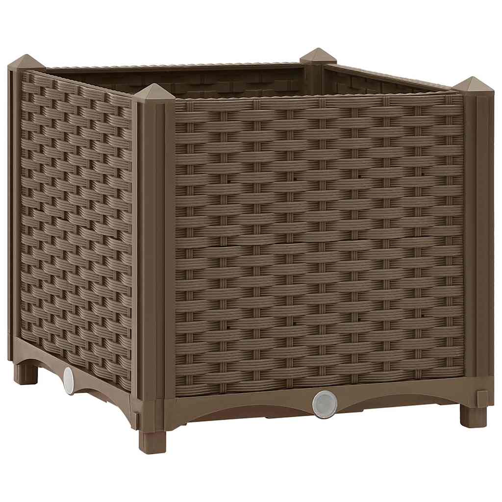 Vidaxl fioriera raccolta 40x40x38 cm polipropilene
