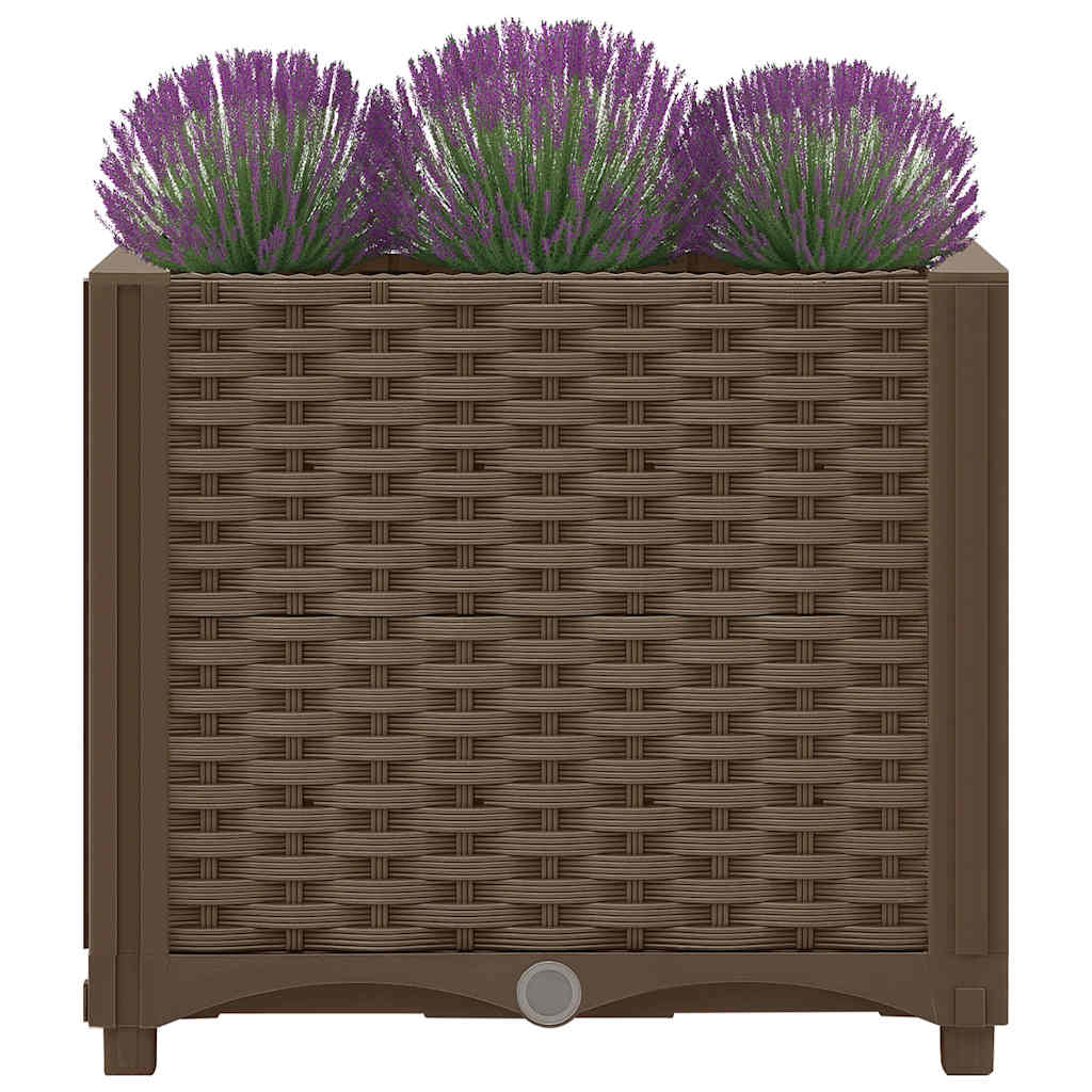Vidaxl fioriera raccolta 40x40x38 cm polipropilene