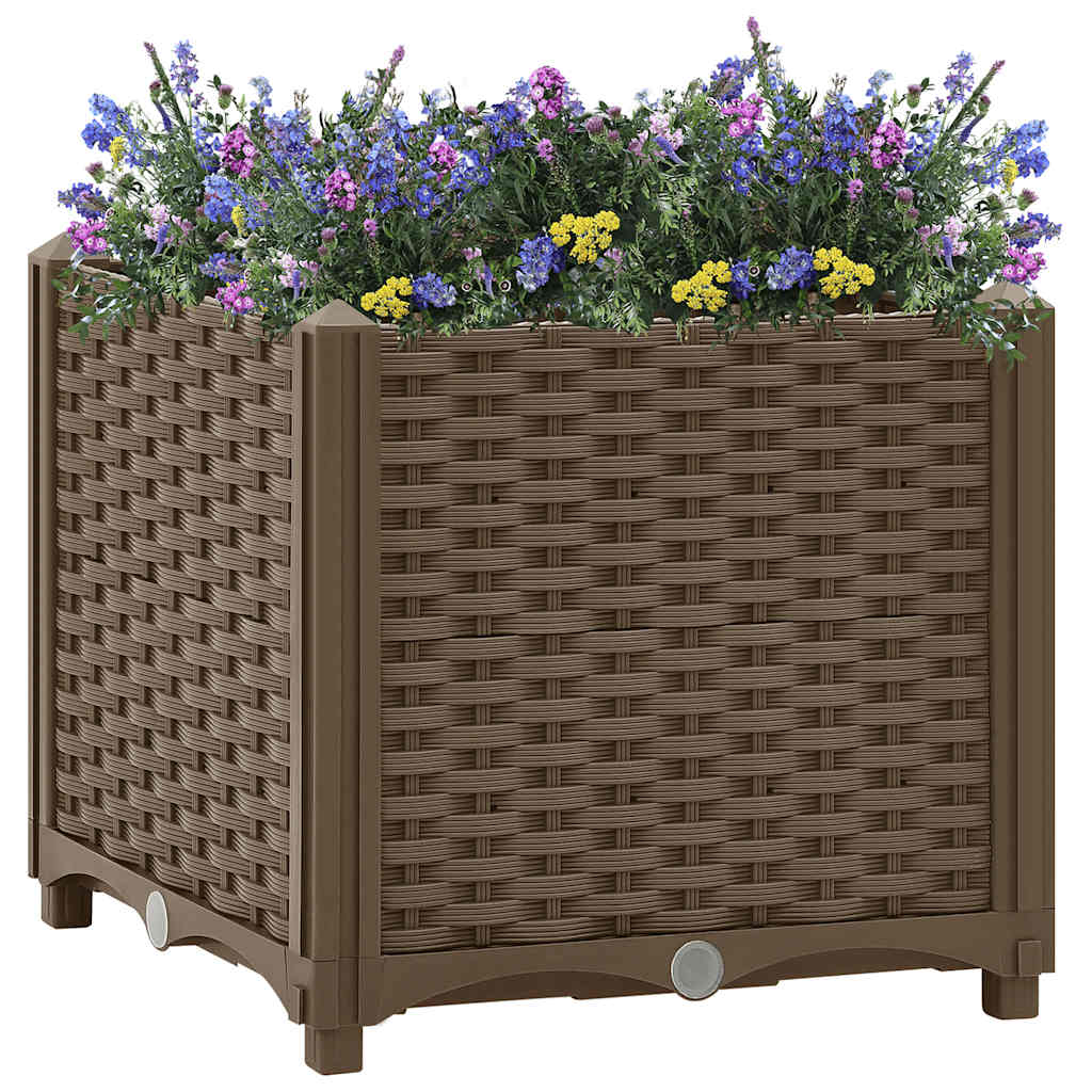 Vidaxl Planter elevado 40x40x38 cm de polipropileno