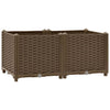 Inserzione di fioriere Vidaxl 80x40x38 cm polipropilene