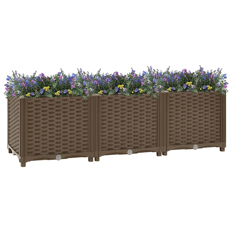 Fiotrice Vidaxl ha raccolto polipropilene 120x40x38 cm