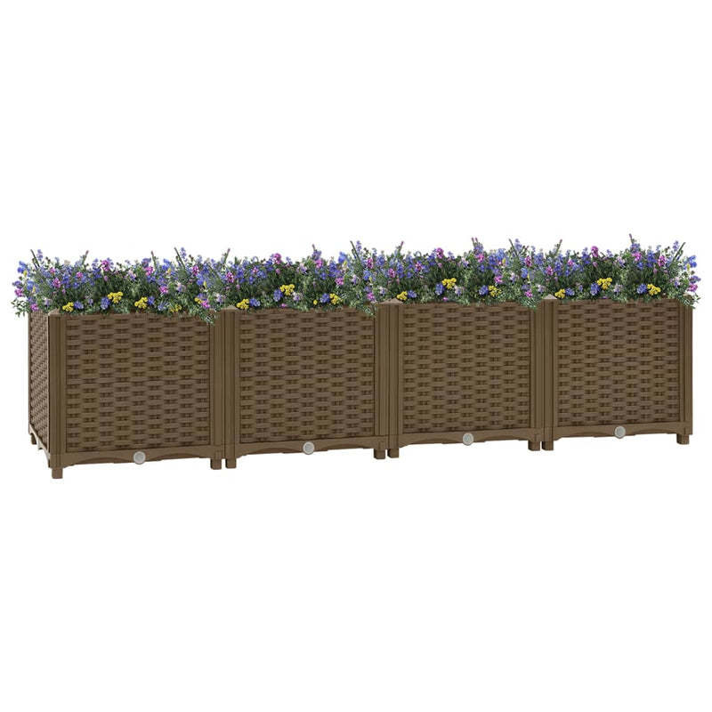Vidaxl verhoogd bed 160x40x38 cm polypropyleen