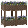 Vidaxl fioriera raccolta in polipropilene 80x40x71 cm