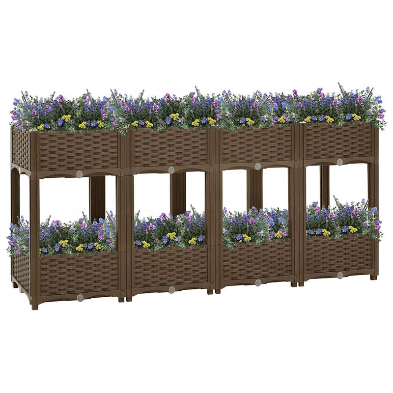 Vidaxl Planter recaudó 160x40x71 cm de polipropileno