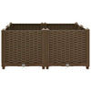 Fiotrice Vidaxl ha raccolto polipropilene 80x80x38 cm