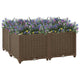 Vidaxl Planter elevado 80x80x38 cm de polipropileno