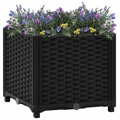 Vidaxl fioriera raccolta 40x40x38 cm polipropilene