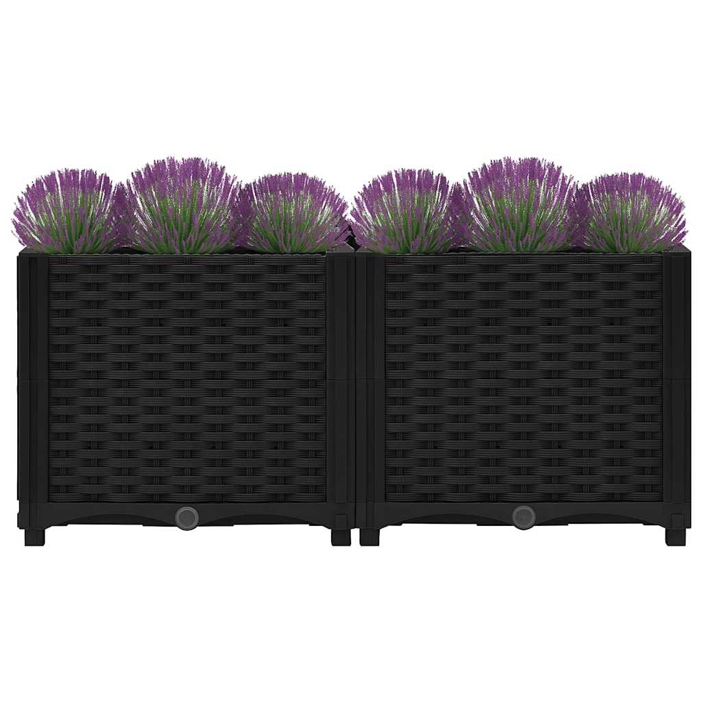 Vidaxl verhoogd bed 80x40x38 cm polypropyleen