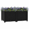 Inserzione di fioriere Vidaxl 80x40x38 cm polipropilene