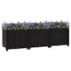 Vidaxl Planter elevado 120x40x38 cm de polipropileno
