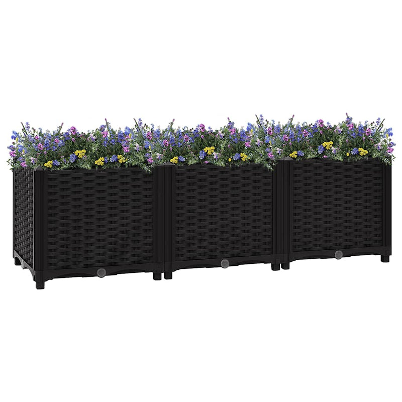 Fiotrice Vidaxl ha raccolto polipropilene 120x40x38 cm