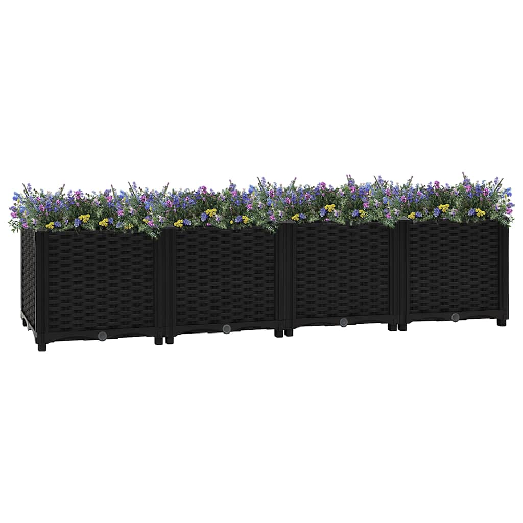 Vidaxl Planter recaudó 160x40x38 cm de polipropileno