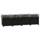 Vidaxl Planter recaudó 160x40x38 cm de polipropileno