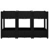 Vidaxl fioriera raccolta polpropilene 120x40x71 cm