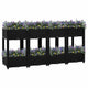 Vidaxl Planter recaudó 160x40x71 cm de polipropileno