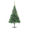 Vidaxl Kunstkerstboom con illuminazione e palle di Natale 910 rami 210 cm