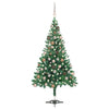 Vidaxl Kunstkerstboom con iluminación y bolas de Navidad 230 ramas 120 cm
