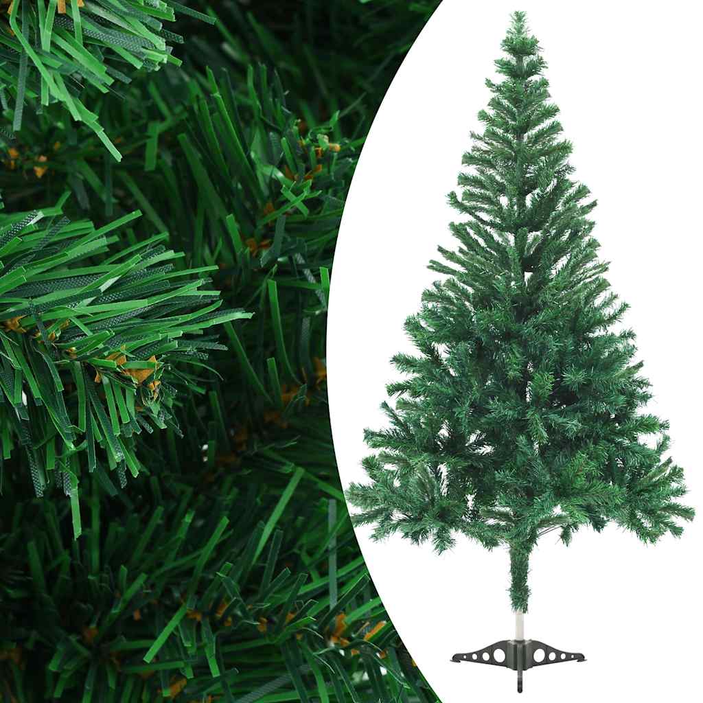 Vidaxl Kunstkerstboom con iluminación y bolas de Navidad 230 ramas 120 cm
