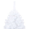 VidaXL Kunstkerstboom met verlichting en kerstballen 180 cm PVC wit