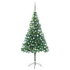 Vidaxl Kunstkerstboom con illuminazione e palle di Natale 546 rami 180 cm