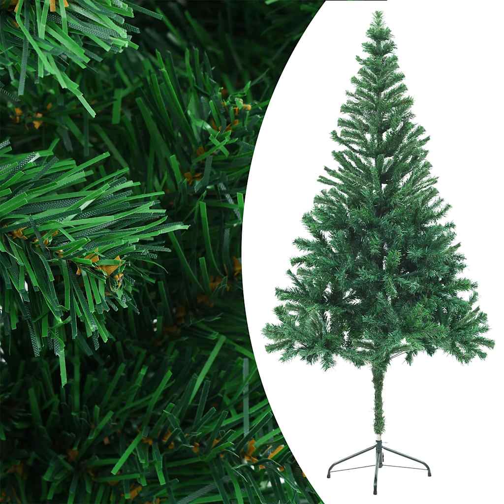 Vidaxl Kunstkerstboom con illuminazione e palle di Natale 546 rami 180 cm