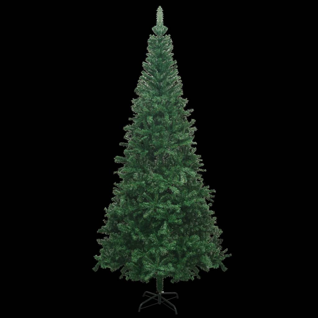 Vidaxl Kunstkerstboom con iluminación y bolas de Navidad l 240 cm verde