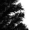 Vidaxl Kunstkerstboom con iluminación y bolas de Navidad de 150 cm PVC Negro