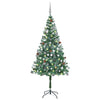 Vidaxl Kunstkerstboom con illuminazione Balls Christmas Pine coni 180 cm