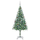 VidaXL Kunstkerstboom with lighting Christmas balls pine cones 180 cm