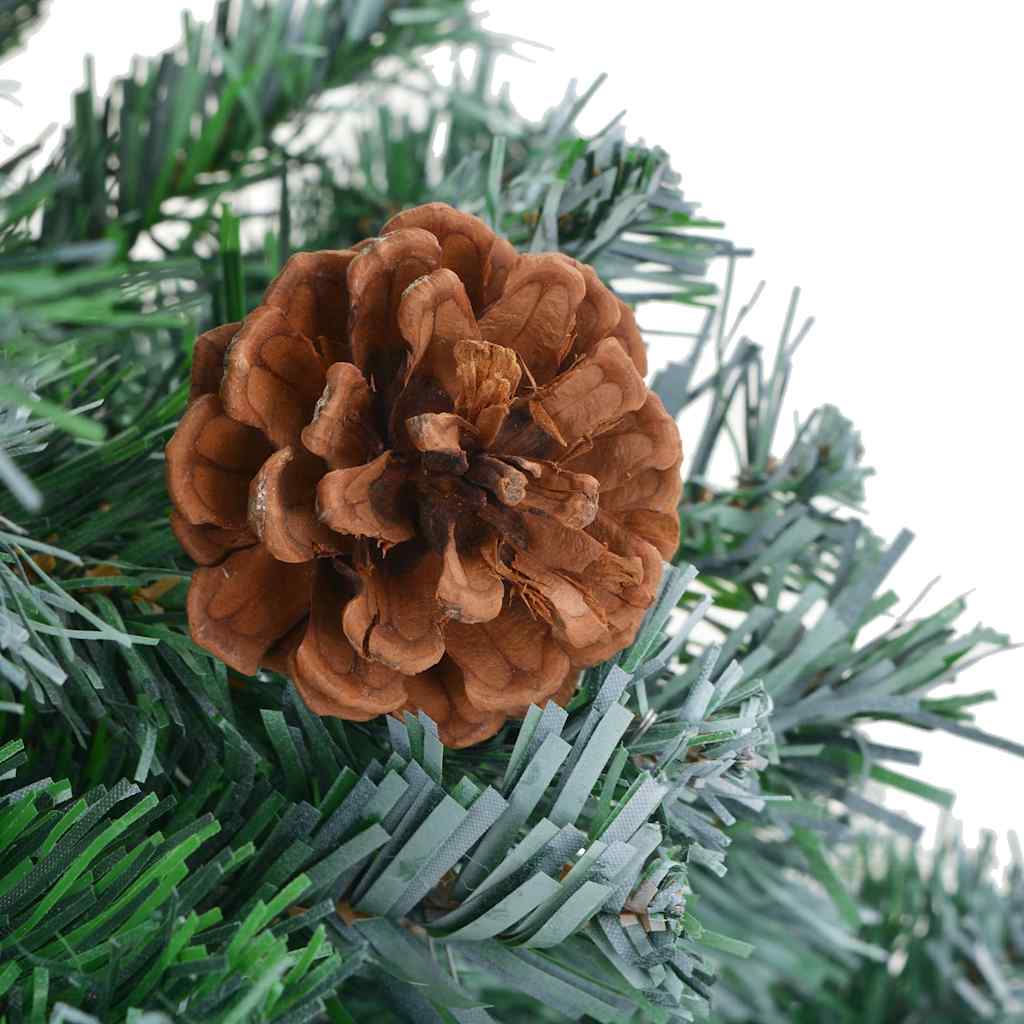Vidaxl Kunstkerstboom con illuminazione Balls Christmas Pine coni 180 cm
