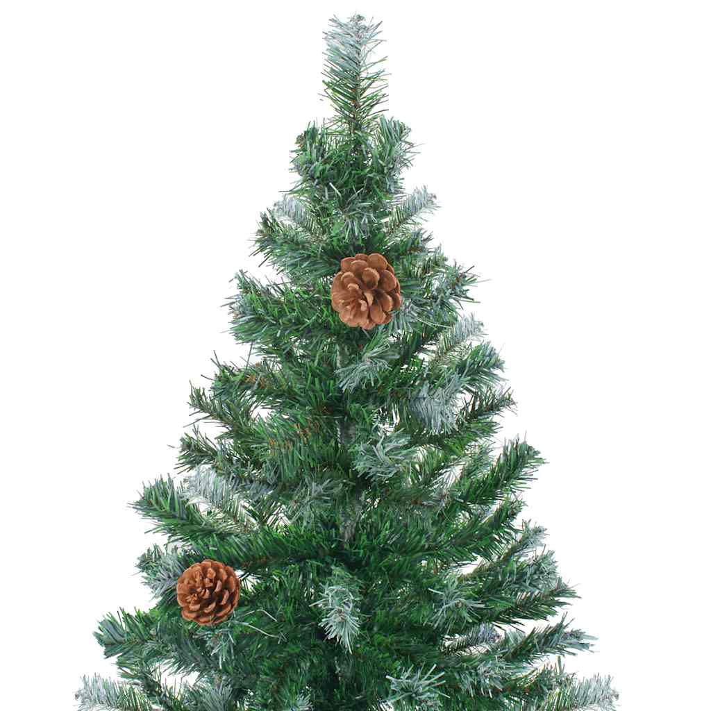Vidaxl Kunstkerstboom con illuminazione Balls Christmas Pine coni 180 cm