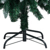 Vidaxl Kunstkerstboom con iluminación de bolas de Navidad de pino 210 cm