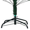 Vidaxl Kunstkerstboom con iluminación y bolas de Navidad de 150 cm PVC Green