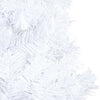 Vidaxl Kunstkerstboom con iluminación y bolas de Navidad de 120 cm PVC White