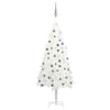 Vidaxl Kunstkerstboom con illuminazione e palle di Natale 120 cm bianco