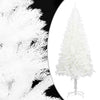 Vidaxl Kunstkerstboom con illuminazione e palle di Natale 120 cm bianco