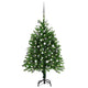 Vidaxl Kunstkerstboom con iluminación y bolas de Navidad de 120 cm verde