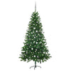 Vidaxl kunstkerstboom met verlichting en kerstballen 180 cm groen