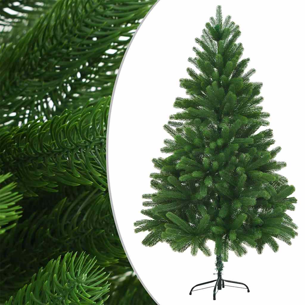 Vidaxl Kunstkerstboom con iluminación y bolas de Navidad de 180 cm verde