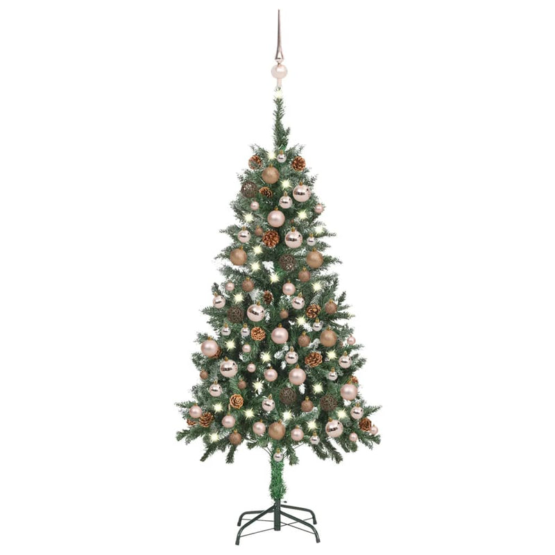 Vidaxl Kunstkerstboom con iluminación de bolas de Navidad Denne Cones 180 C5
