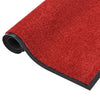 Vidaxl felpudo 80x120 cm rojo