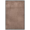 Vidaxl felpudo 80x120 cm marrón