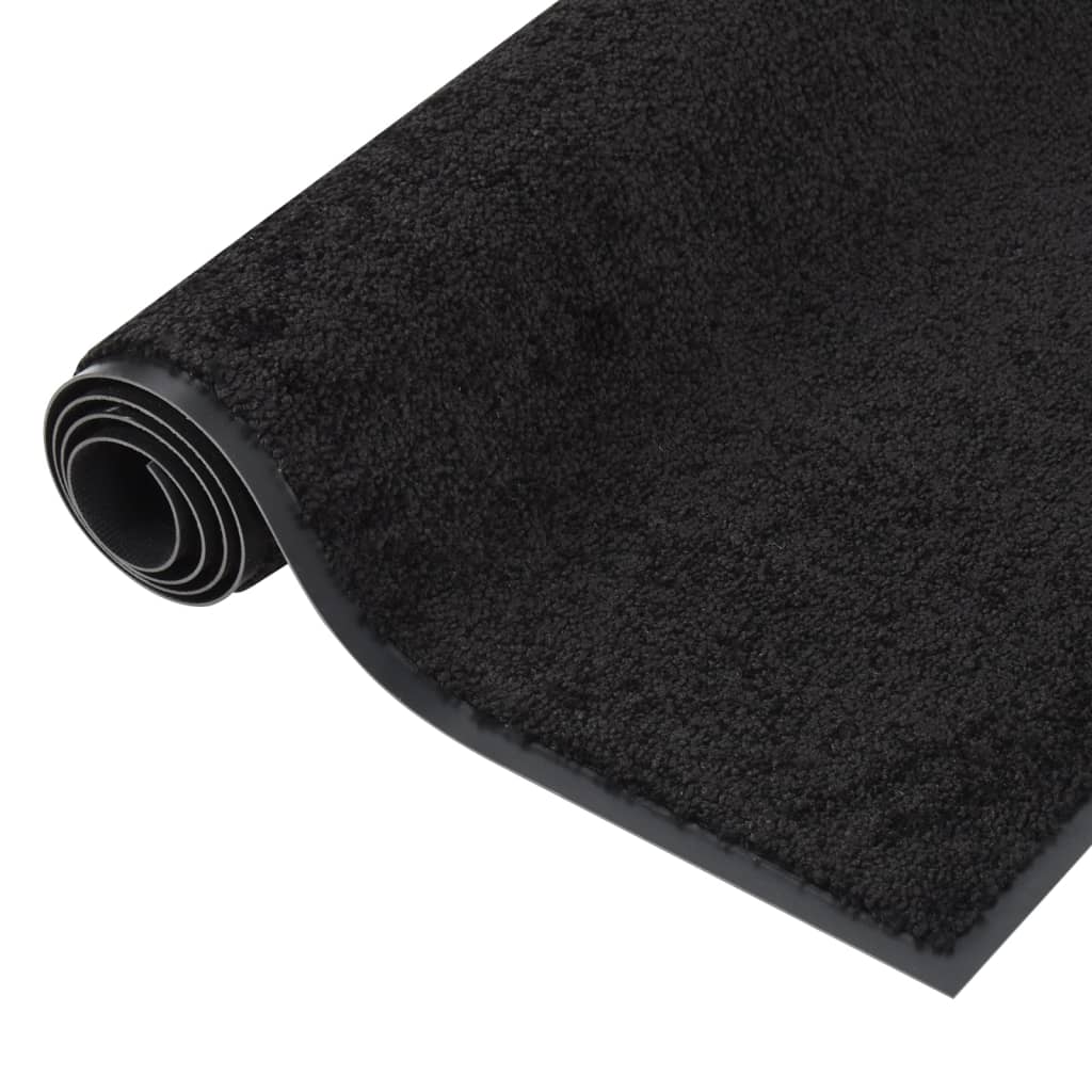 VIDAXL ROORMAT 80X120 cm nero