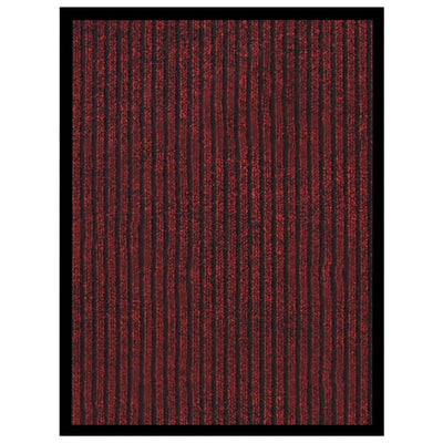 VIDAXL ROORMAT 40x60 cm rosso a strisce